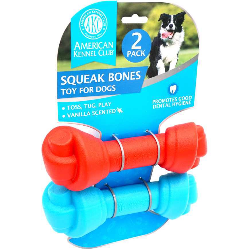 American Kennel Club Squeak Bones 2 pk. - Image 2