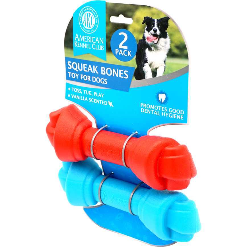 American Kennel Club Squeak Bones 2 pk. - Image 3