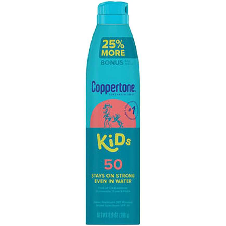 Coppertone Kids' Sunscreen Spray SPF 50 6.9 oz.