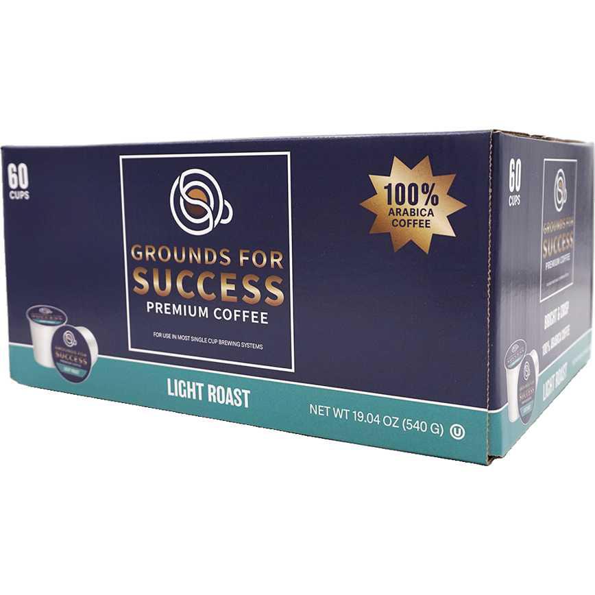 Grounds for Success Premium Coffee K-Cups Light Roast 60 ct. - Image 2