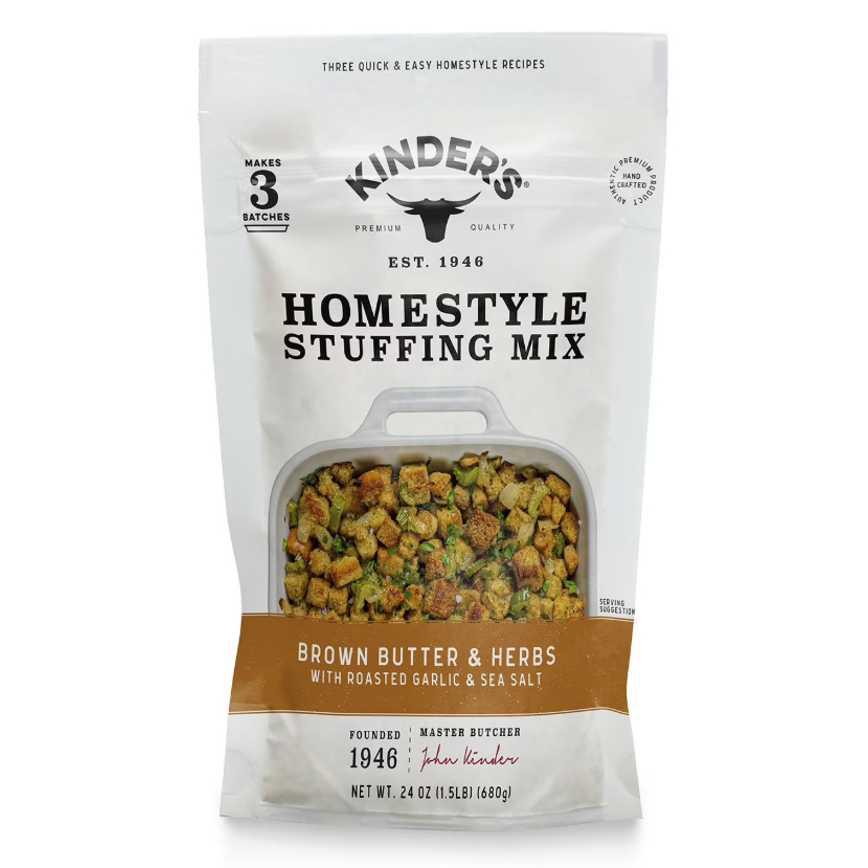 Kinder's Homestyle Stuffing Mix Brown Butter & Herbs 24 oz.